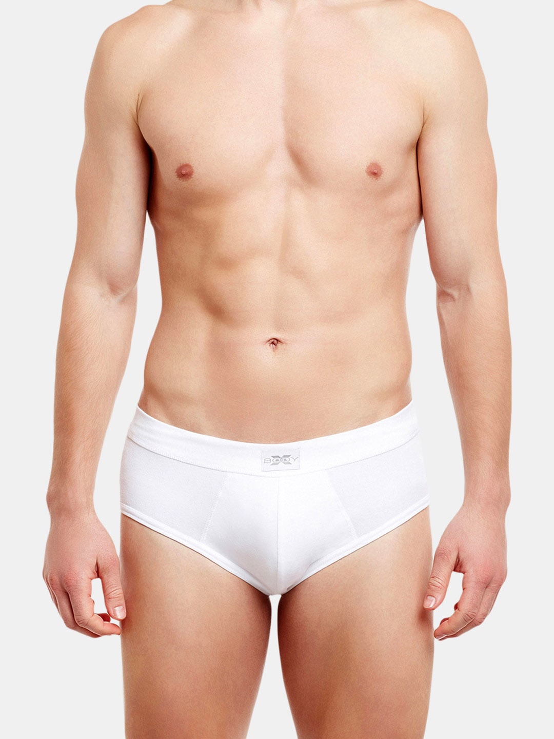 

BODYX Low-rise Basic Briefs BX14B-WHITE-S