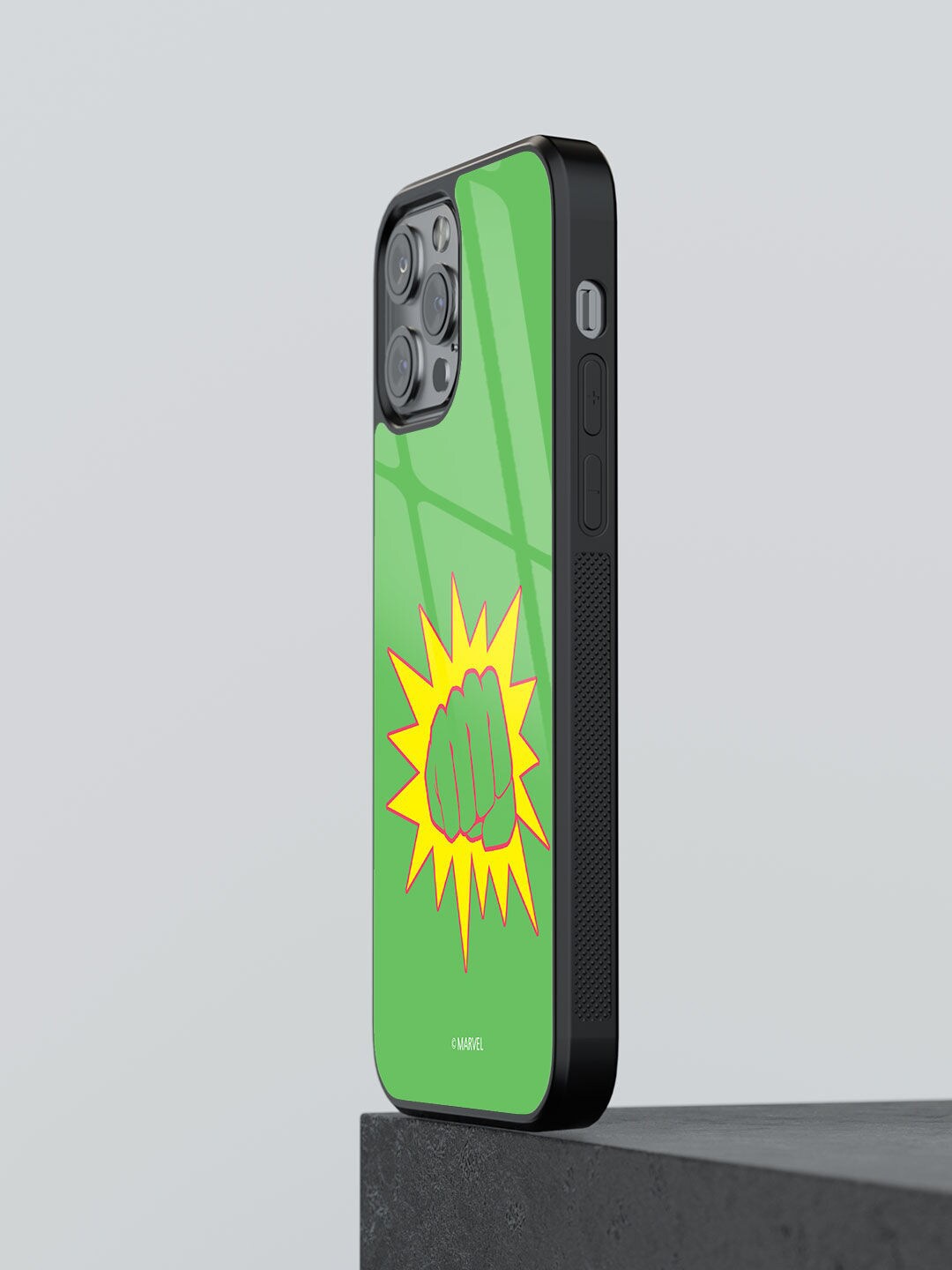 

macmerise She Hulk Pow Design Printed iPhone 13 Pro Back Case, Green