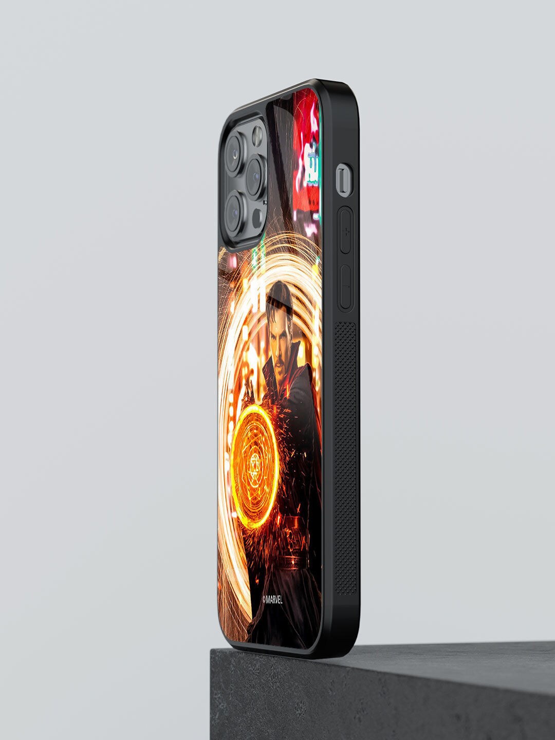 

macmerise Dr Strange Opening Portal Design iPhone 13 Pro Back Case, Red