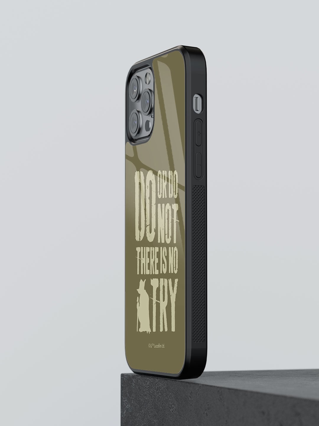 

macmerise Yoda Theory Design Printed iPhone 13 Pro Back Case, Olive