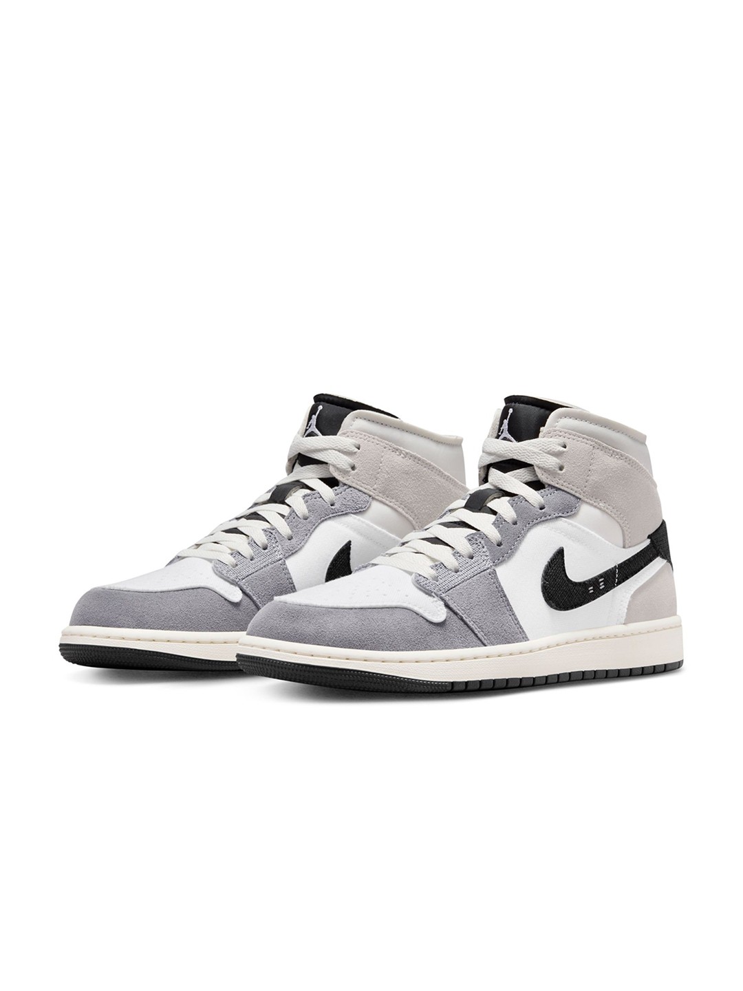 

Nike Men Air Jordan 1 Mid SE Craft Sneakers, Grey