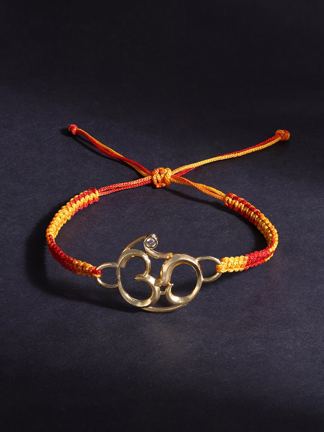 

MINUTIAE Men Om Charm Rakhi, Gold