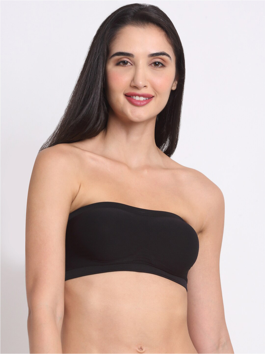 

Ennoble Full Coverage Bandeau Bra, Black