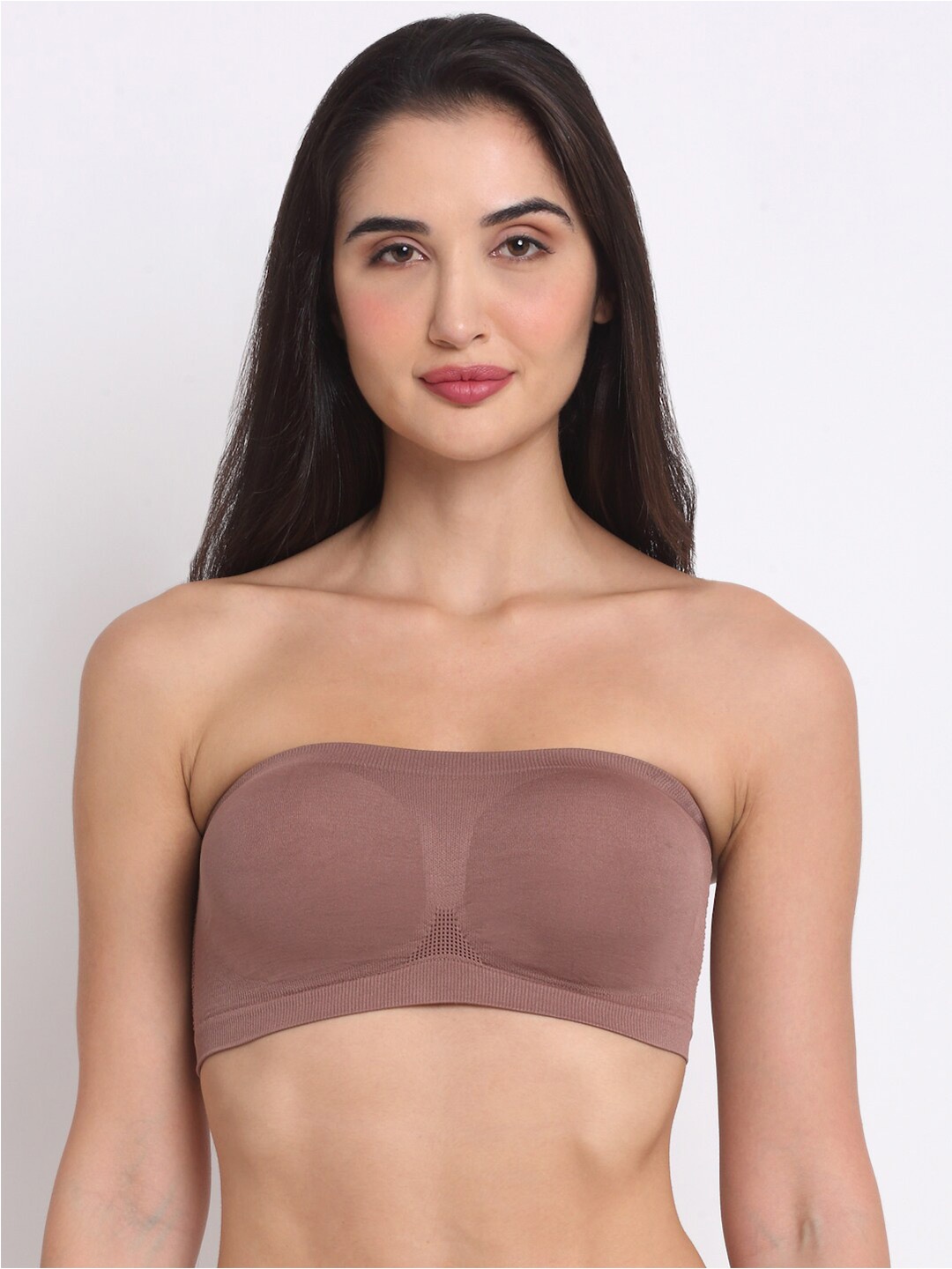 

Ennoble Full Coverage Bandeau Bra, Pink