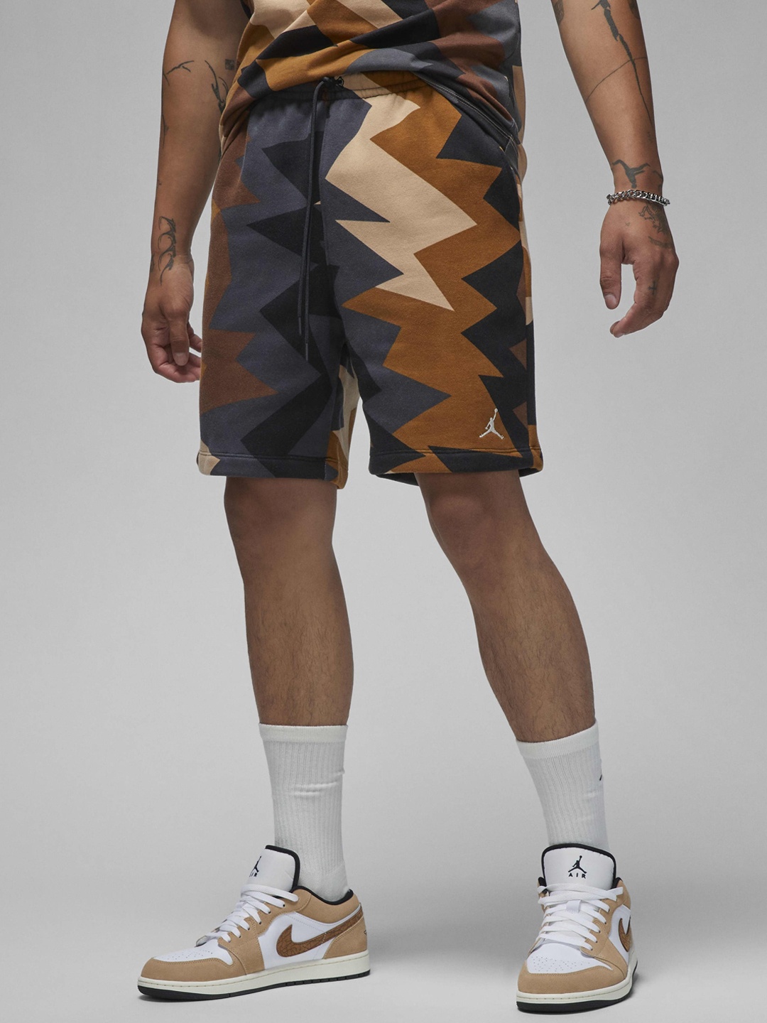 

Nike Men Jordan Flight MVP Printed Sports Shorts, Beige