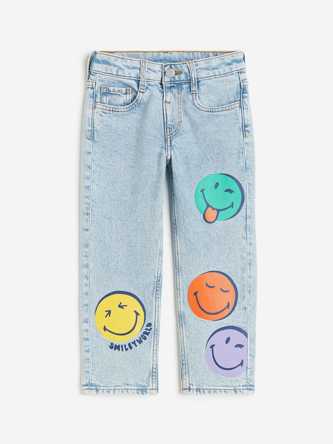 

H&M Boys Relaxed Straight Fit Jeans, Blue