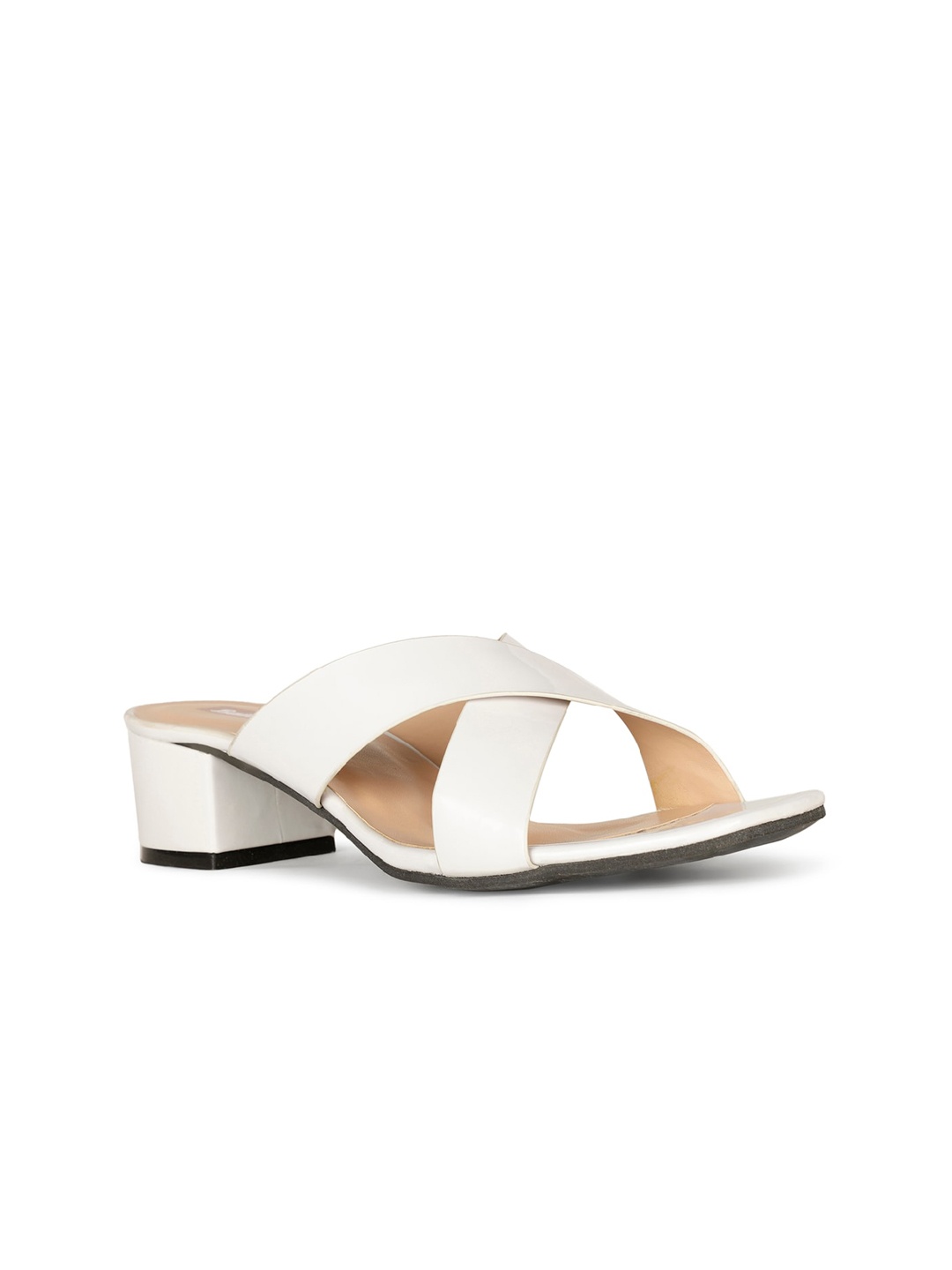 

Bata Open Toe Block Heels, White