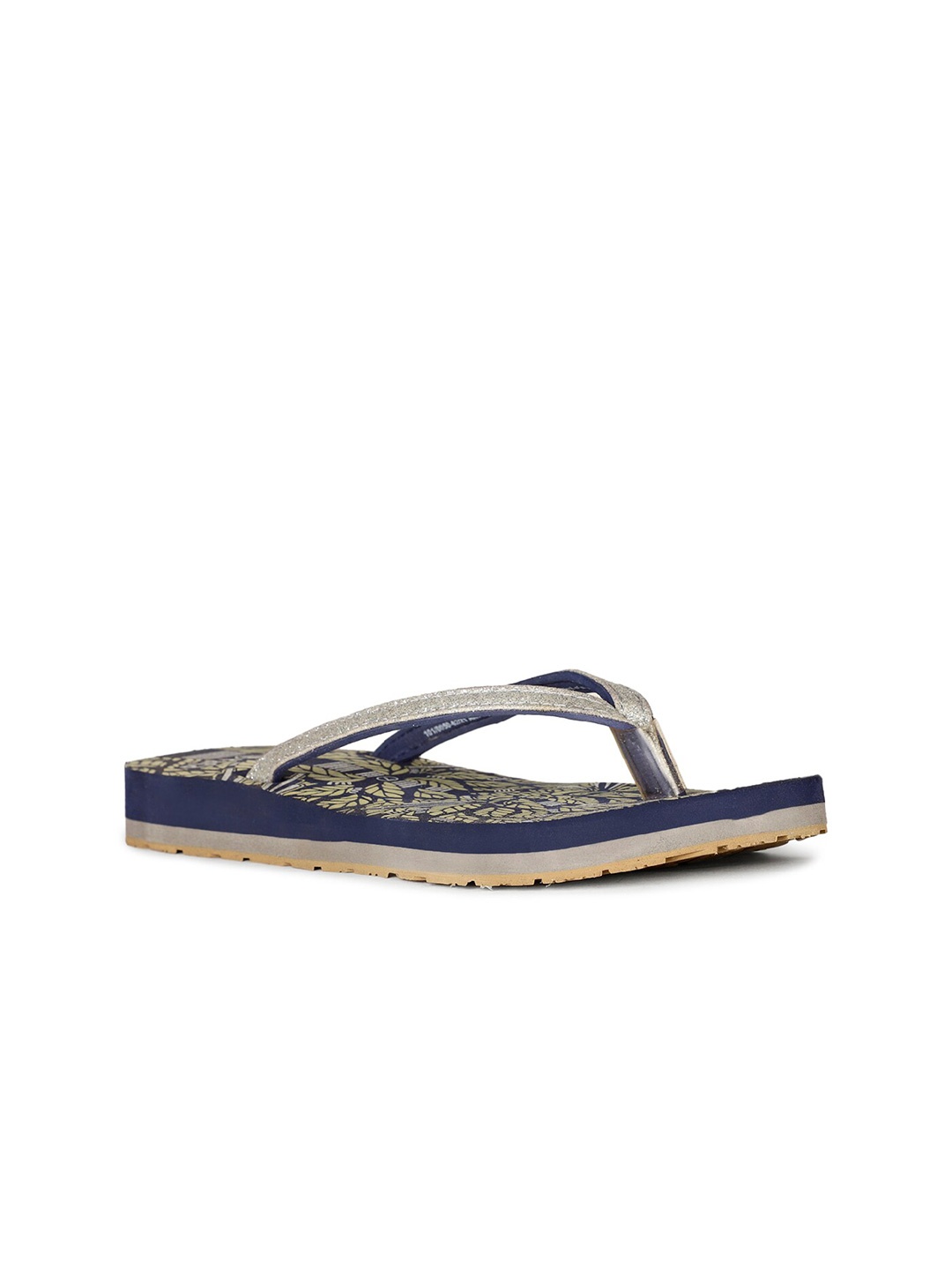 

Bata Women Printed Thong Flip-Flops, Navy blue