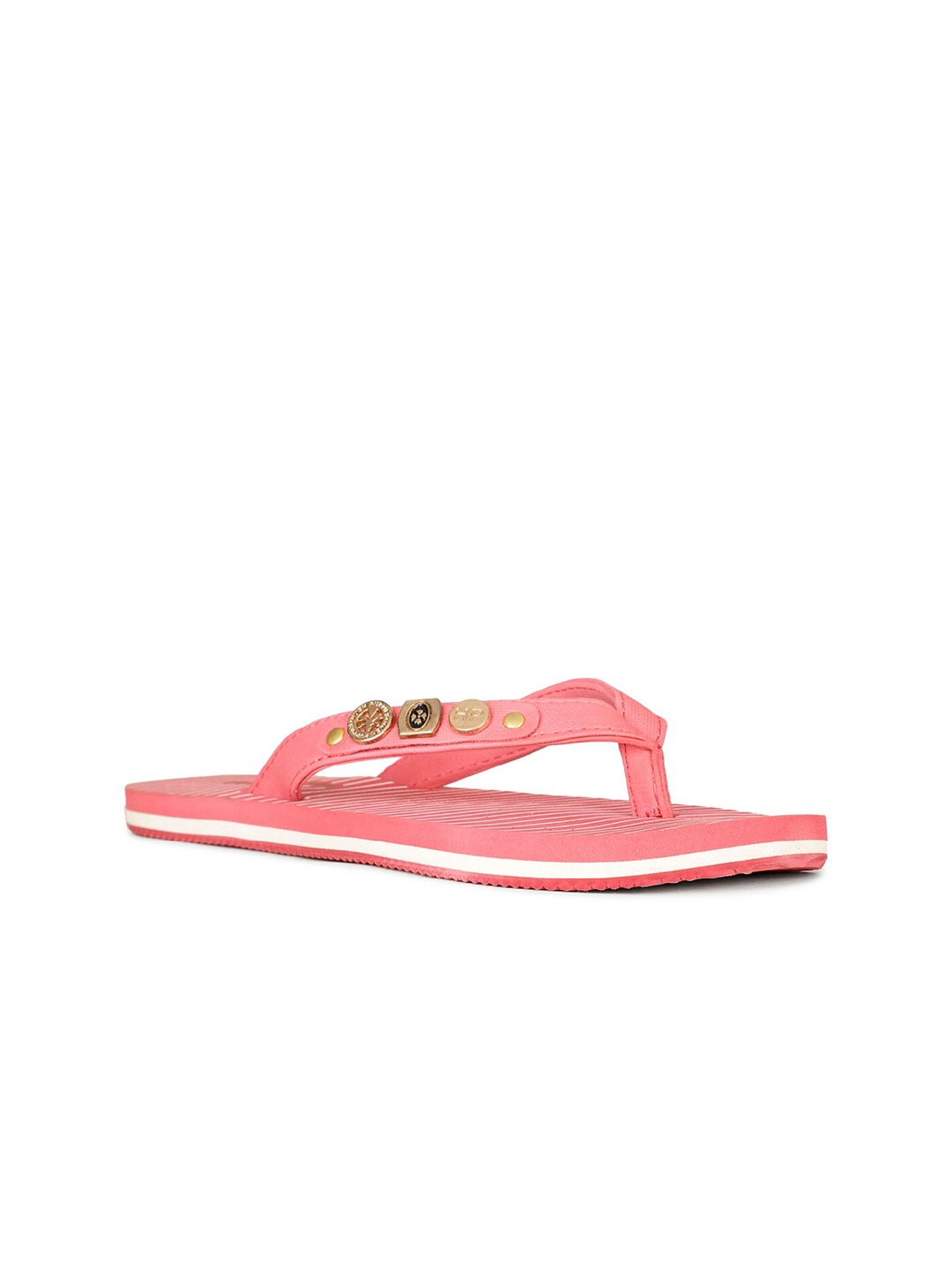 

Hush Puppies Women Striped Thong Flip-Flops, Red