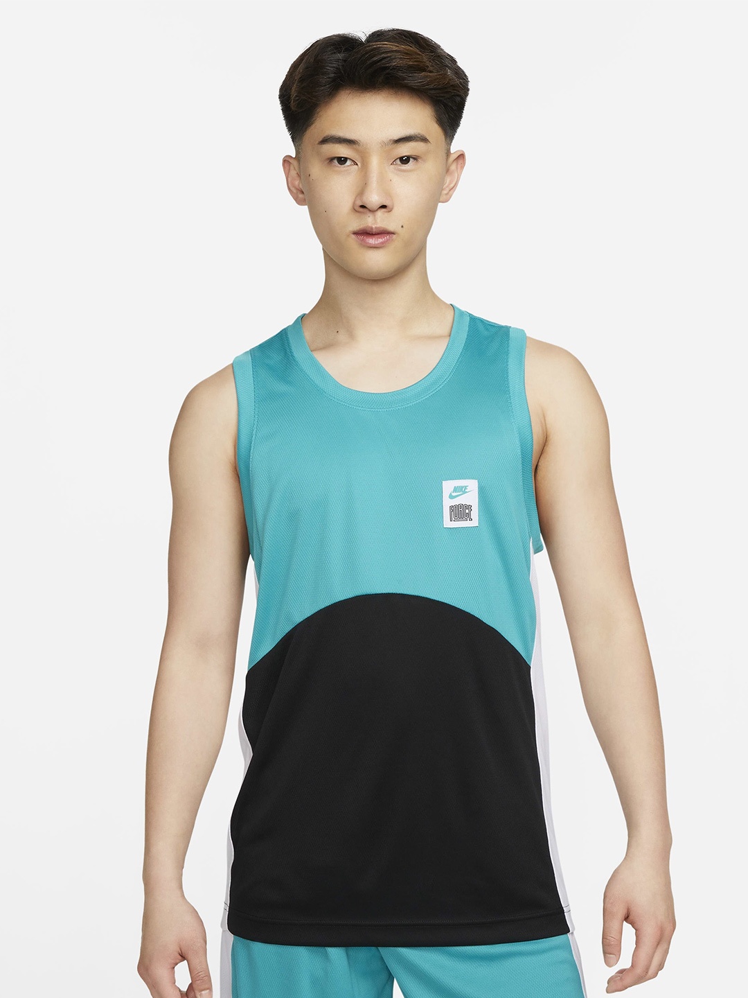 

Nike Men Dri-FIT Starting 5 Basketball Jersey, Teal