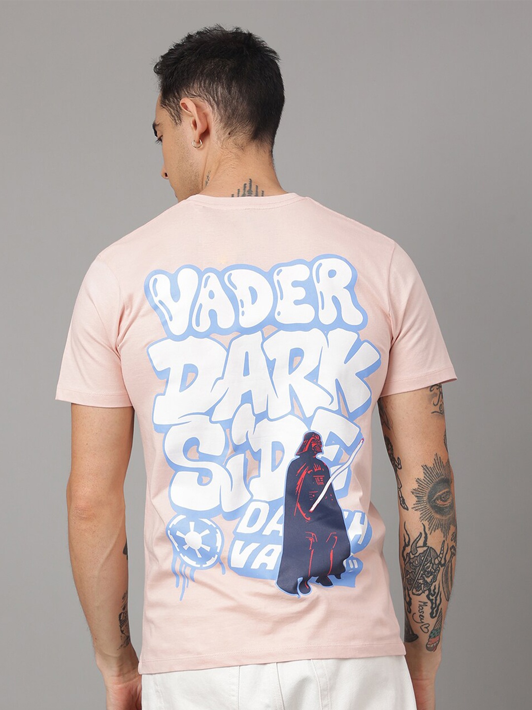 

Free Authority Star Wars Printed Cotton T-Shirt, Pink