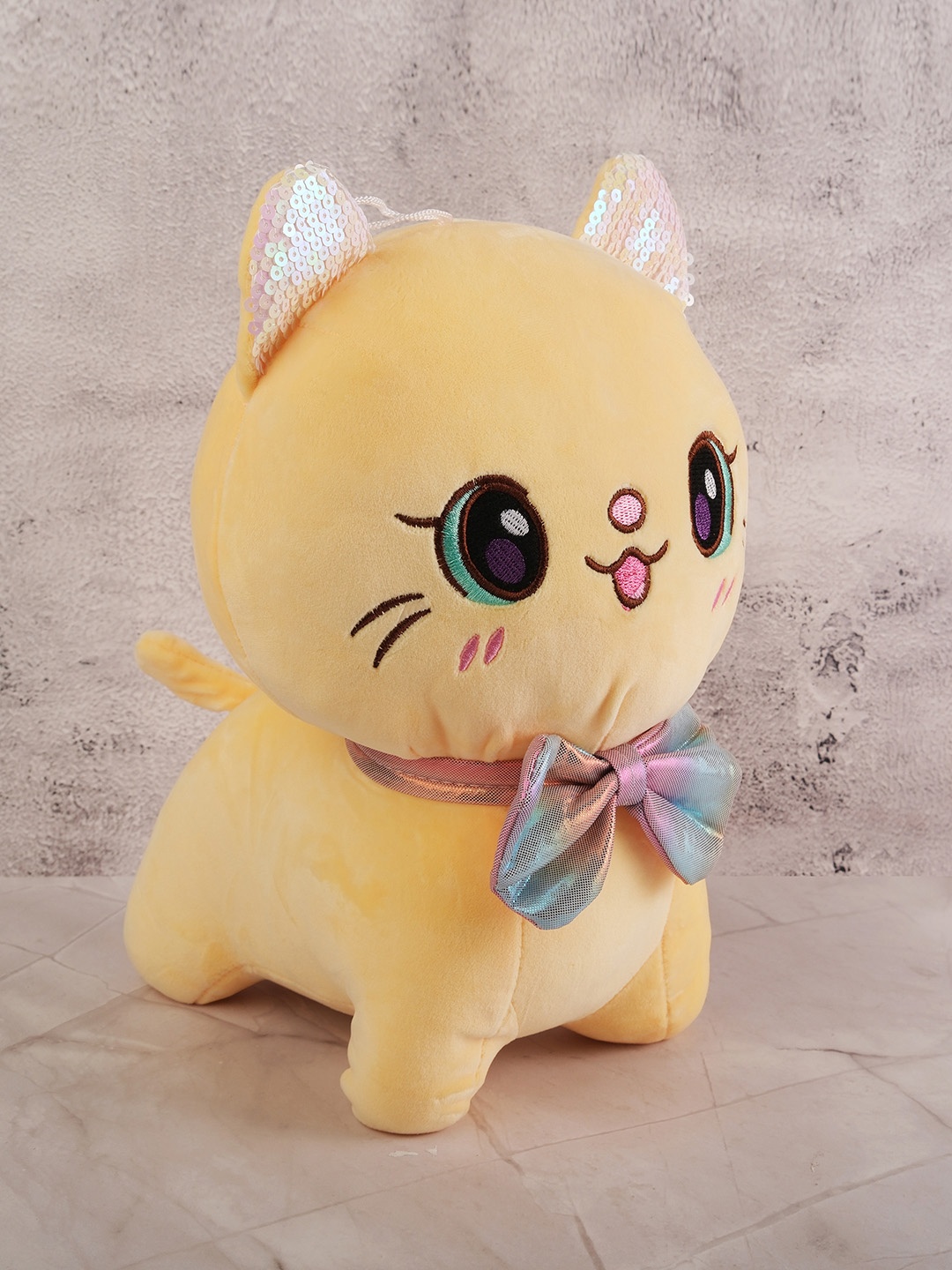 

DukieKooky Kids Cat Soft Toys and Dolls, Yellow