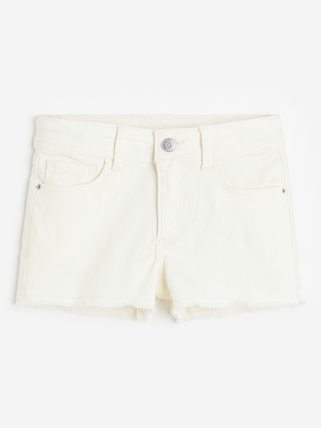 

H&M Girls Twill Shorts, White