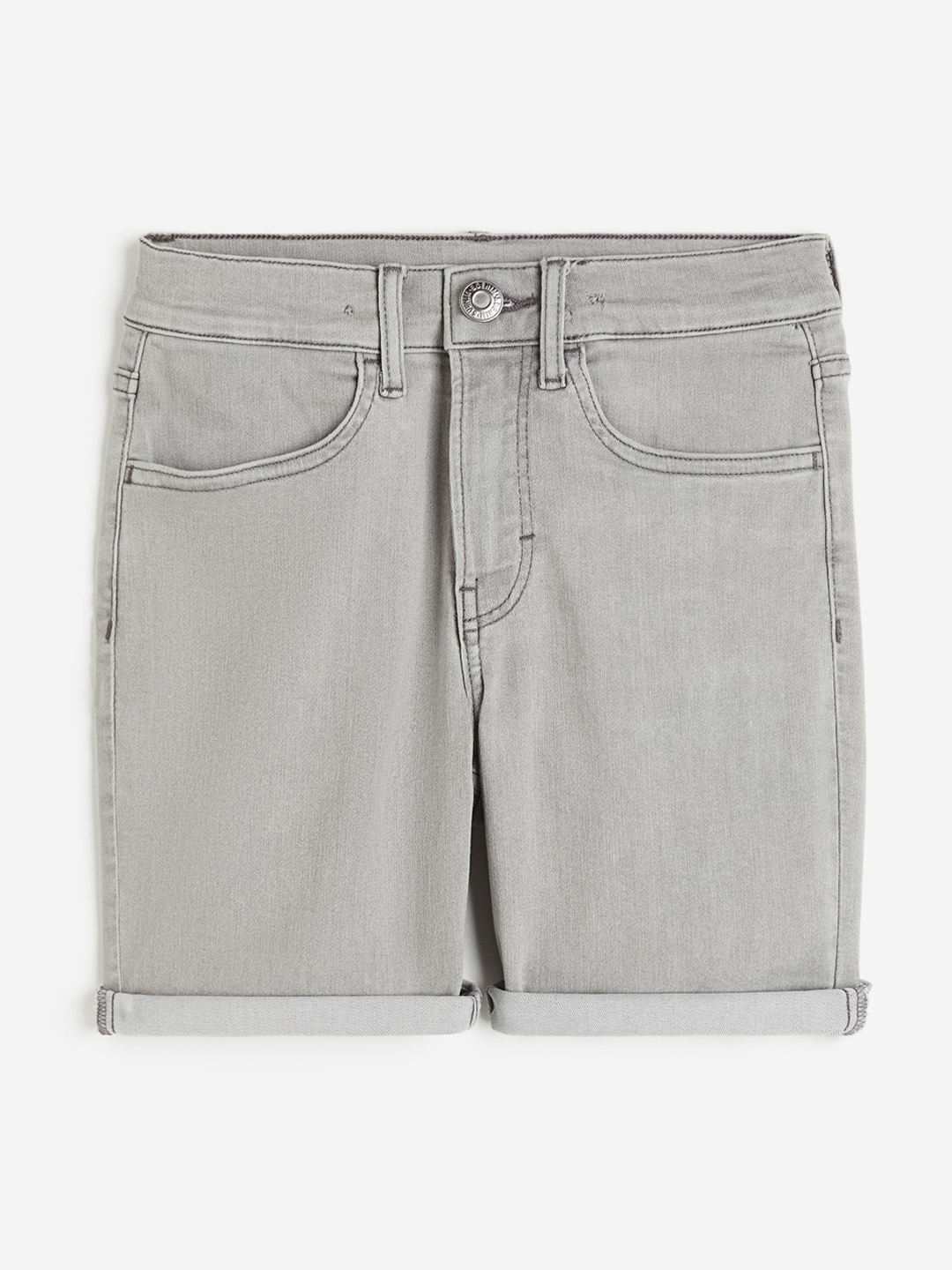 

H&M Boys Slim Fit Shorts, Grey