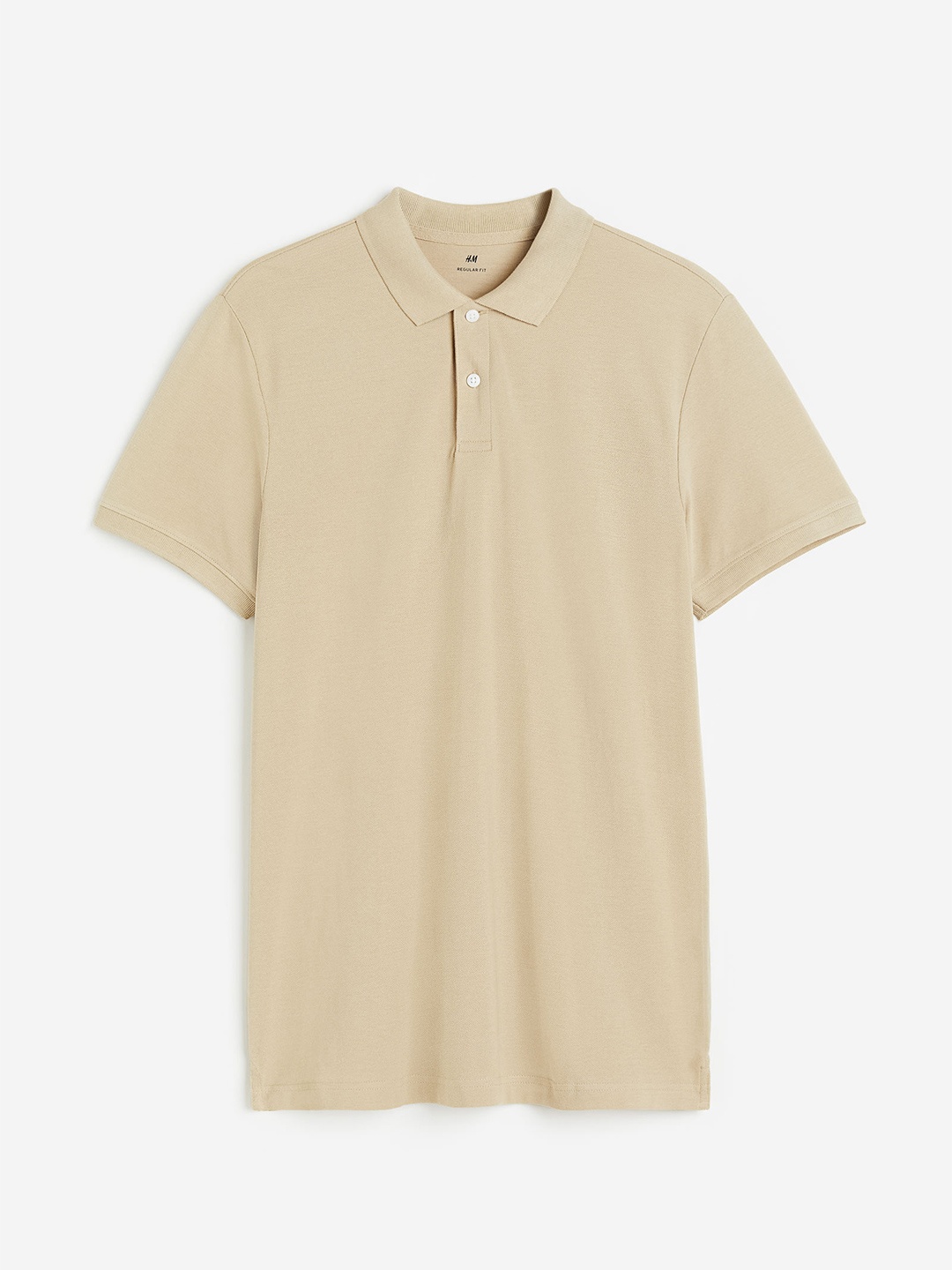 

H&M 3-Pack Regular Fit Polo shirts, Beige