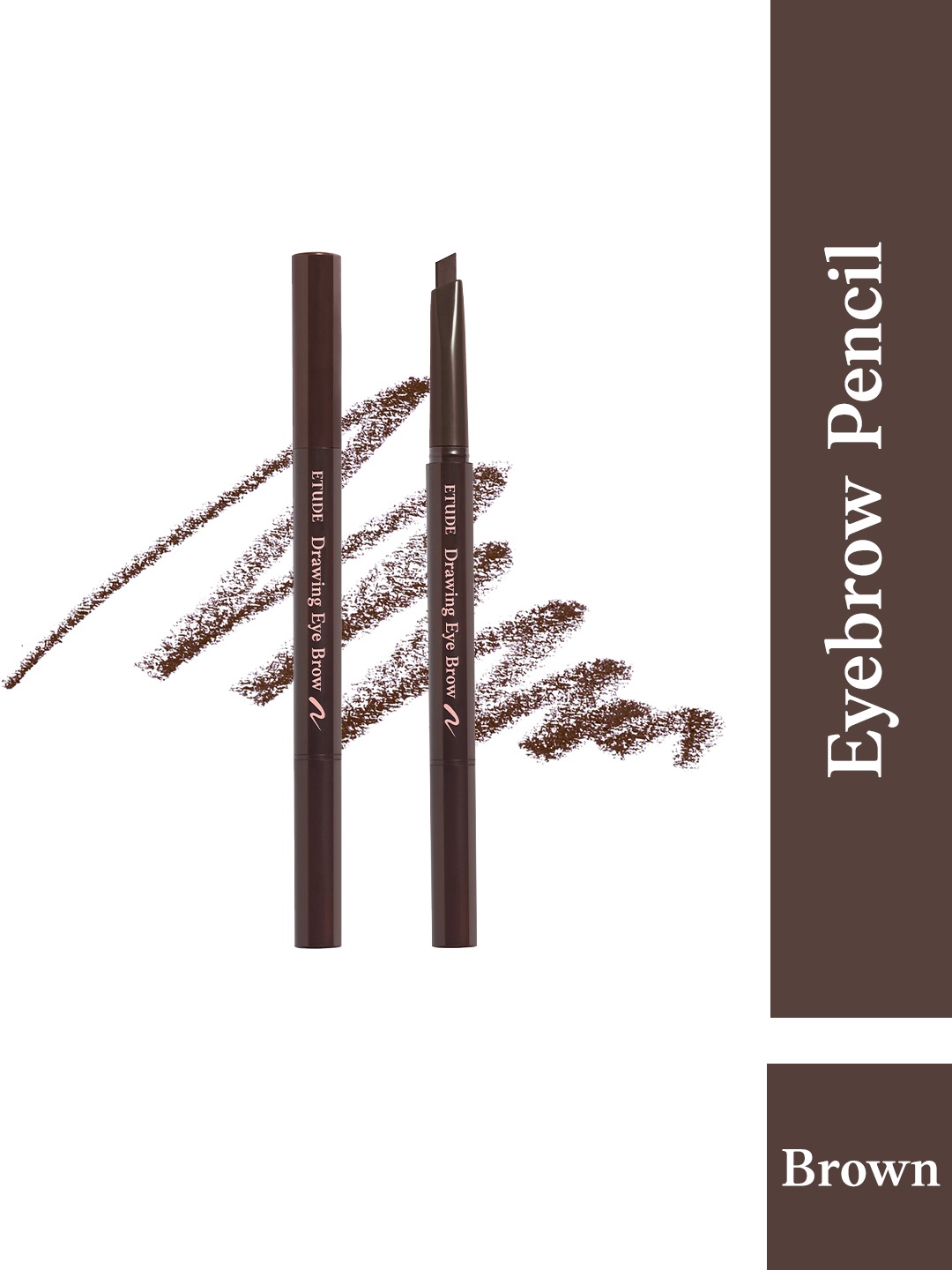 

ETUDE Long-Lasting Drawing Eyebrow Pencil with Spoolie Brush - Brown 3