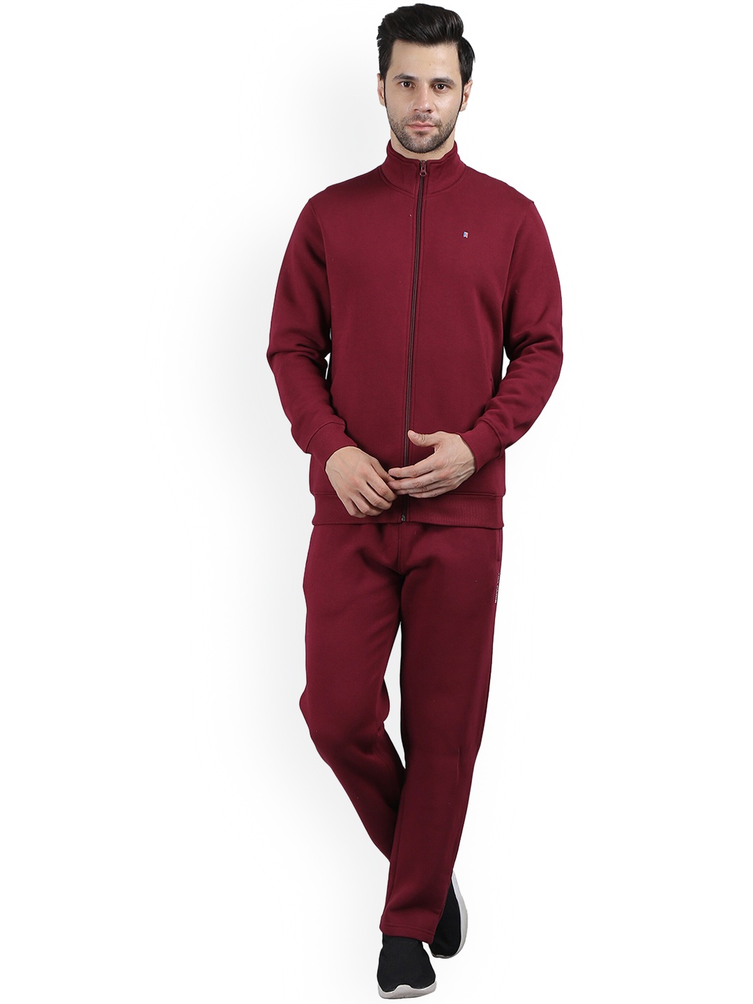 

TIM PARIS Cotton Sports Tracksuits, Maroon