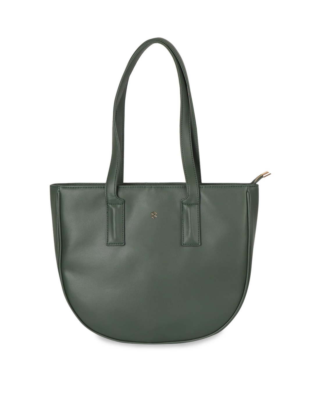 

HORRA PU Structured Shoulder Bag, Green