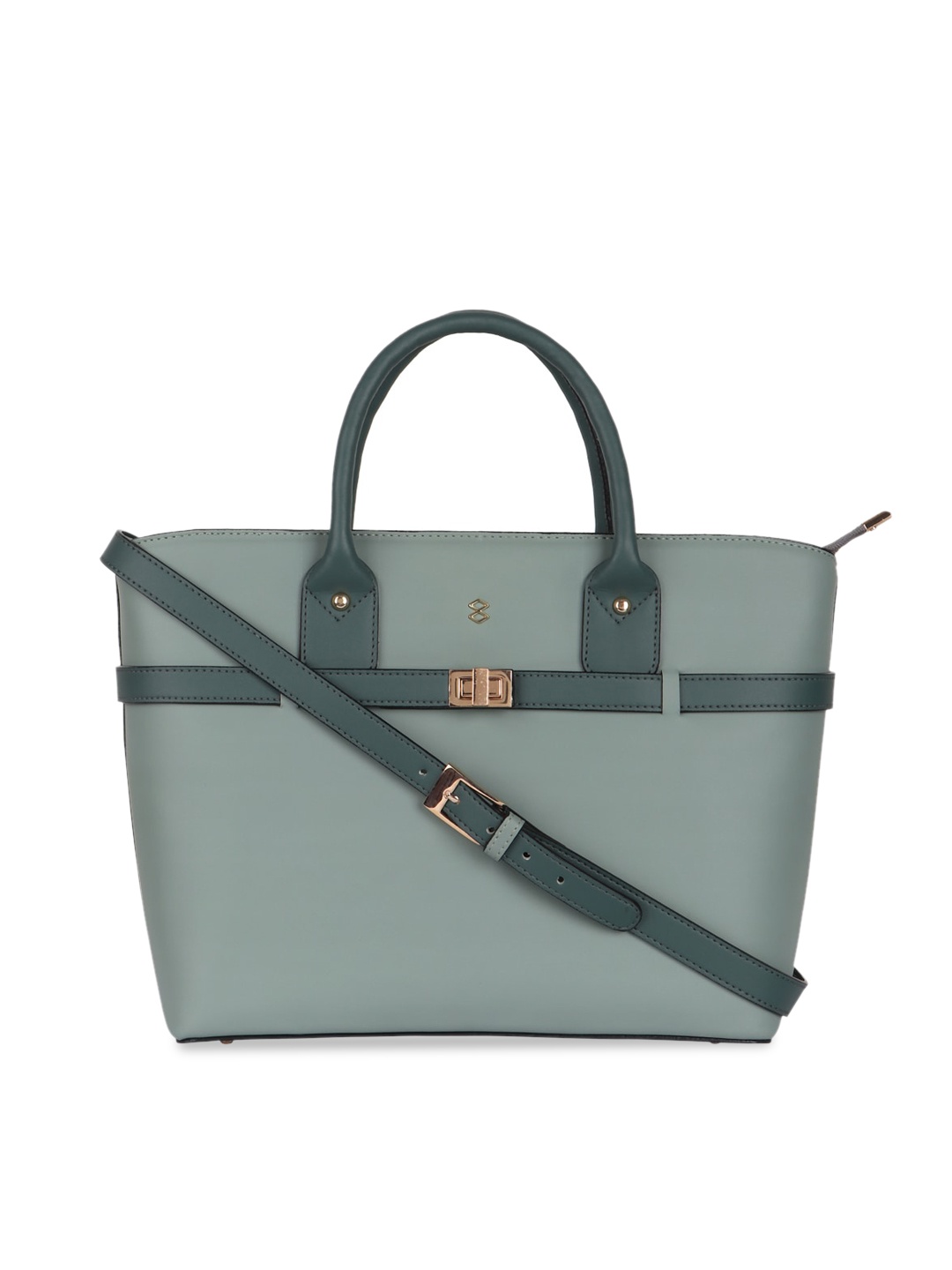 

HORRA Structured Handheld Bag, Green
