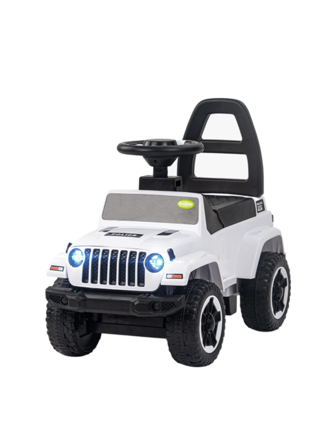 

BAYBEE Kids Push Ride On Car, White