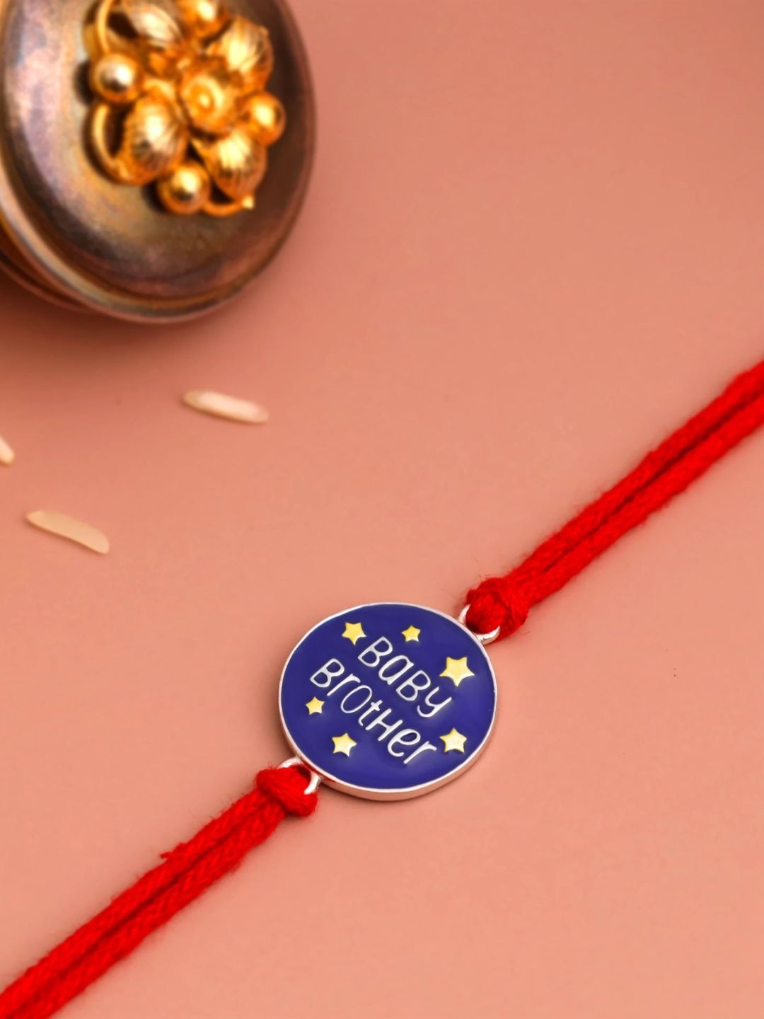 

KUBERBOX 925 Sterling Silver Charm Rakhi