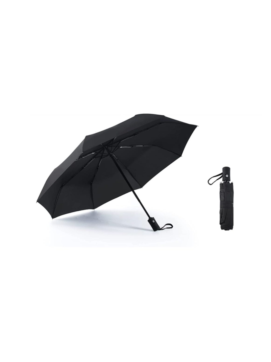 

DALUCI Windproof 3-Fold Umbrella, Black