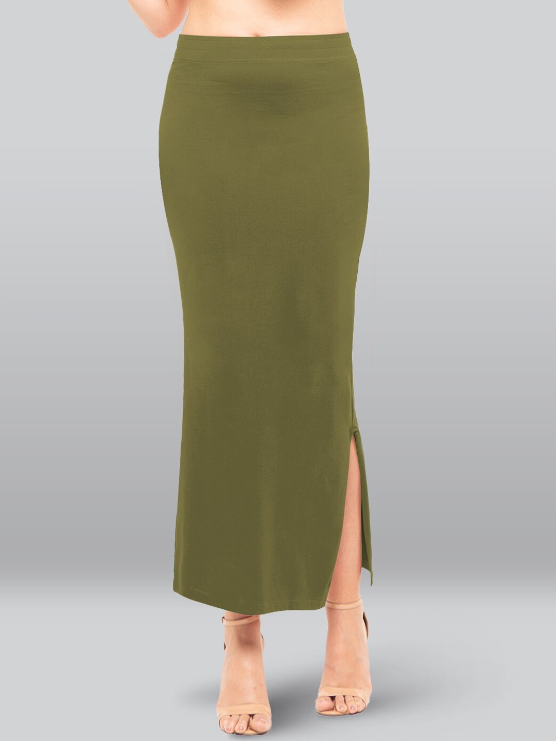 

LYRA Cotton Saree Shapewear, Green