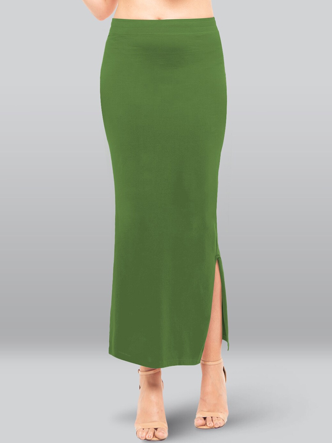 

LYRA Cotton Saree Shapewear, Green