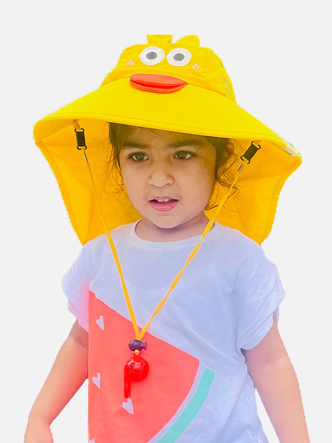 

Little Surprise Box LLP Kids Printed Pure Cotton Sun Hat, Yellow