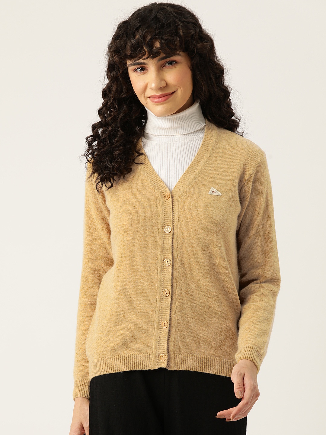 

Monte Carlo Women Solid Cardigan, Khaki