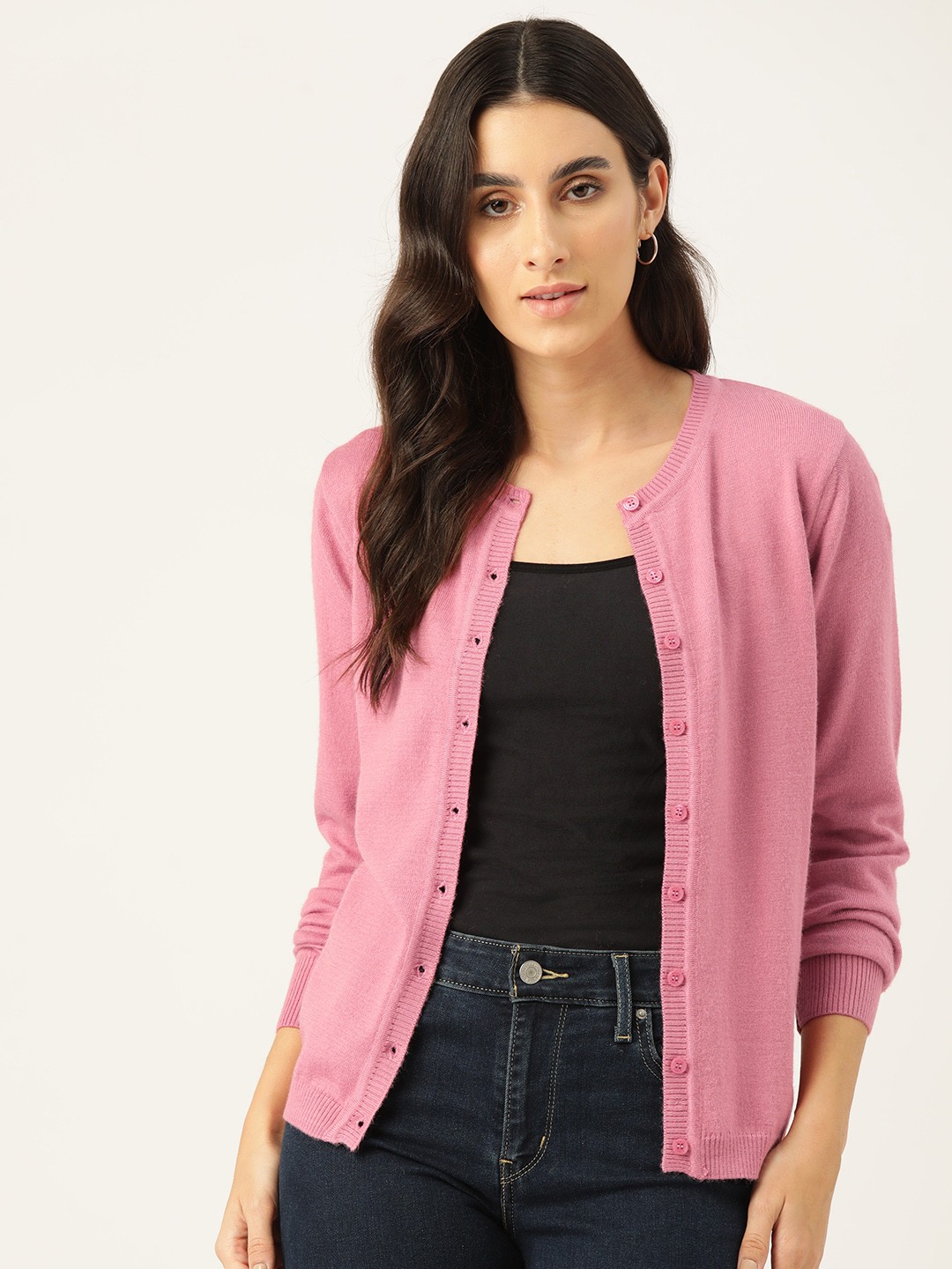 

Monte Carlo Solid Cardigan, Pink