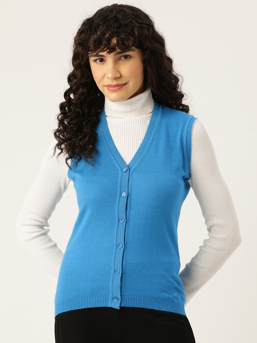 

Monte Carlo Women Solid Cardigan, Blue