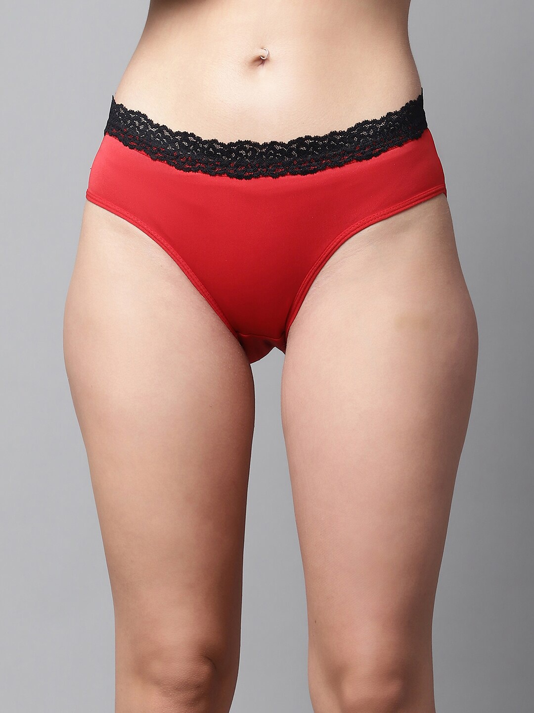 

PrettyCat Seamless Bikini Briefs PC-PA-6095-RED-S
