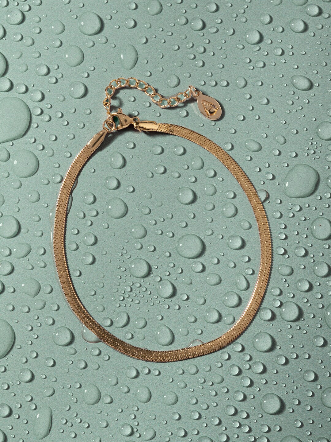 

Accessorize Snake Charm Anklet, Gold