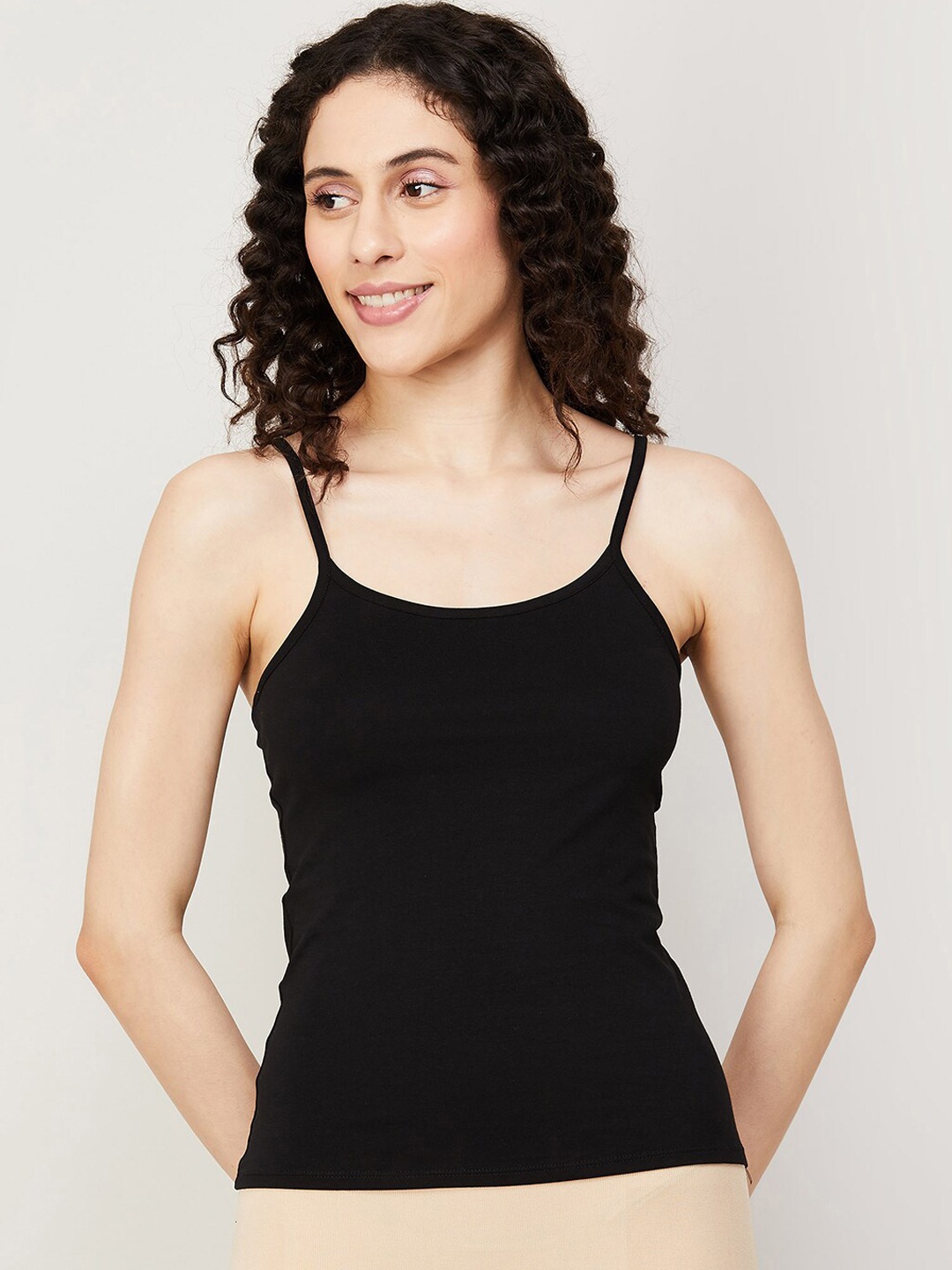 

Ginger by Lifestyle Non Padded Sleeveless Camisole, Black