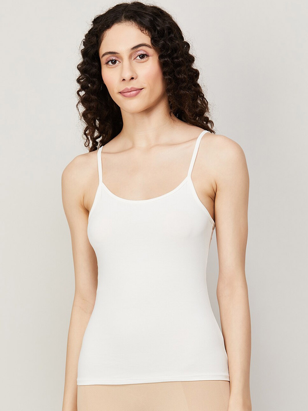 

Ginger by Lifestyle Non Padded Sleeveless Camisole, White