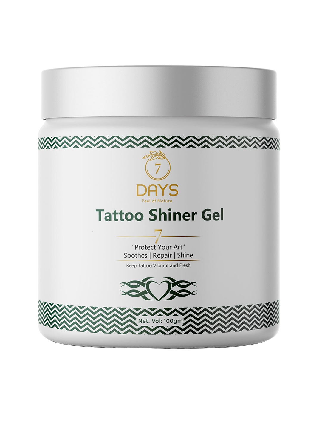 

7 Days Premium Tattoo Shiner Gel - 100 g, White