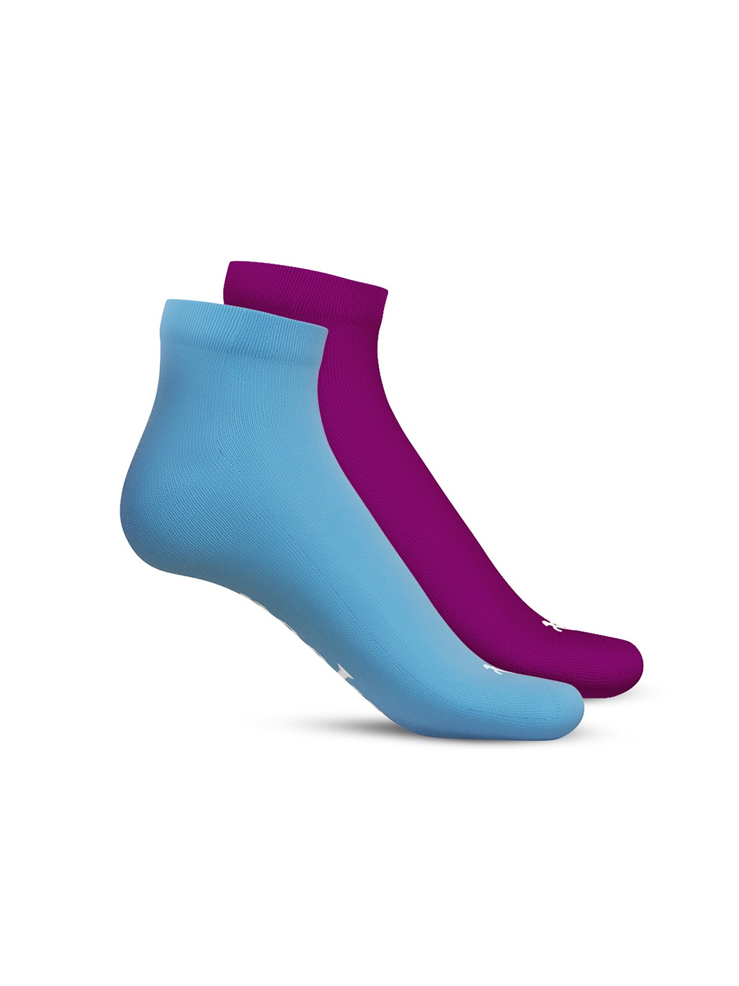 

TalkingSox Unisex Pack Of 2 Ankle-Length Socks, Turquoise blue