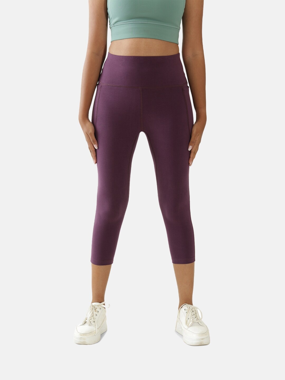 

Blissclub Women High Rise Training Or Gym Tights, Purple