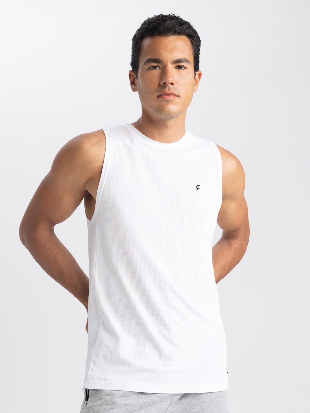 

DeFacto Round Meck Sleeveless T-shirt, White