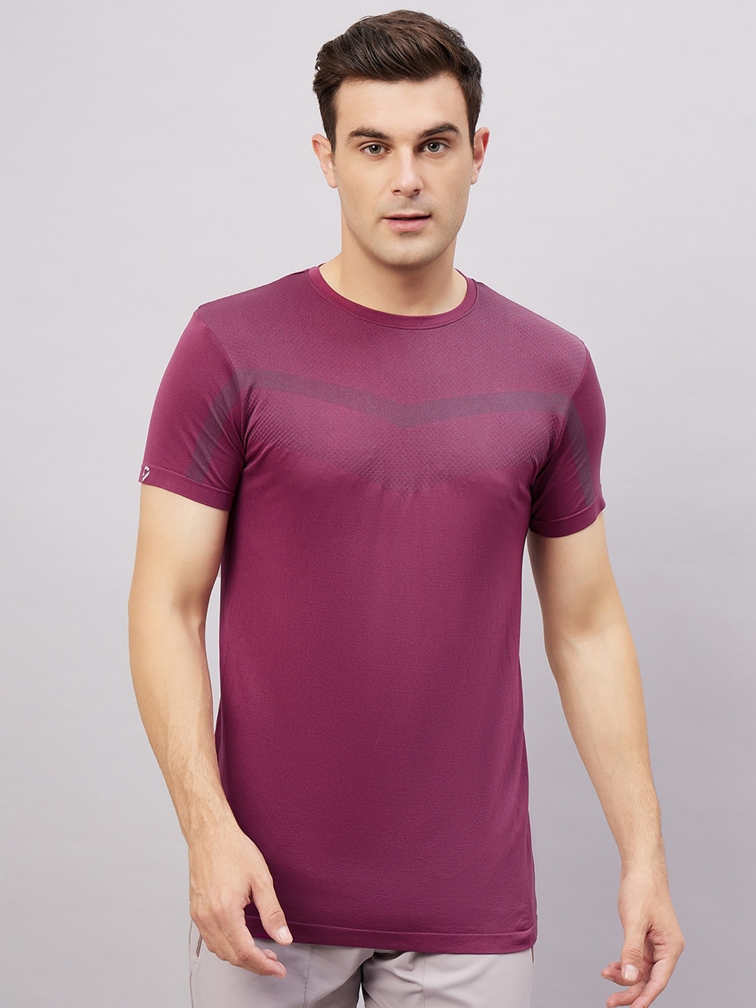 

C9 AIRWEAR Men Seamless Quick Dry Training Tshirt, Pink