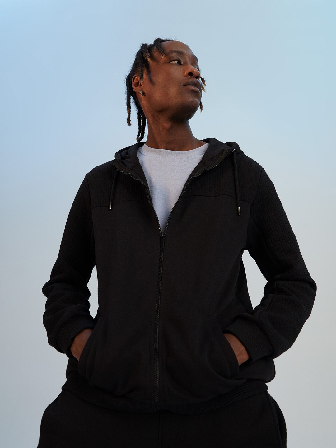 

DeFacto Front-Open Hooded Sweaters, Na
