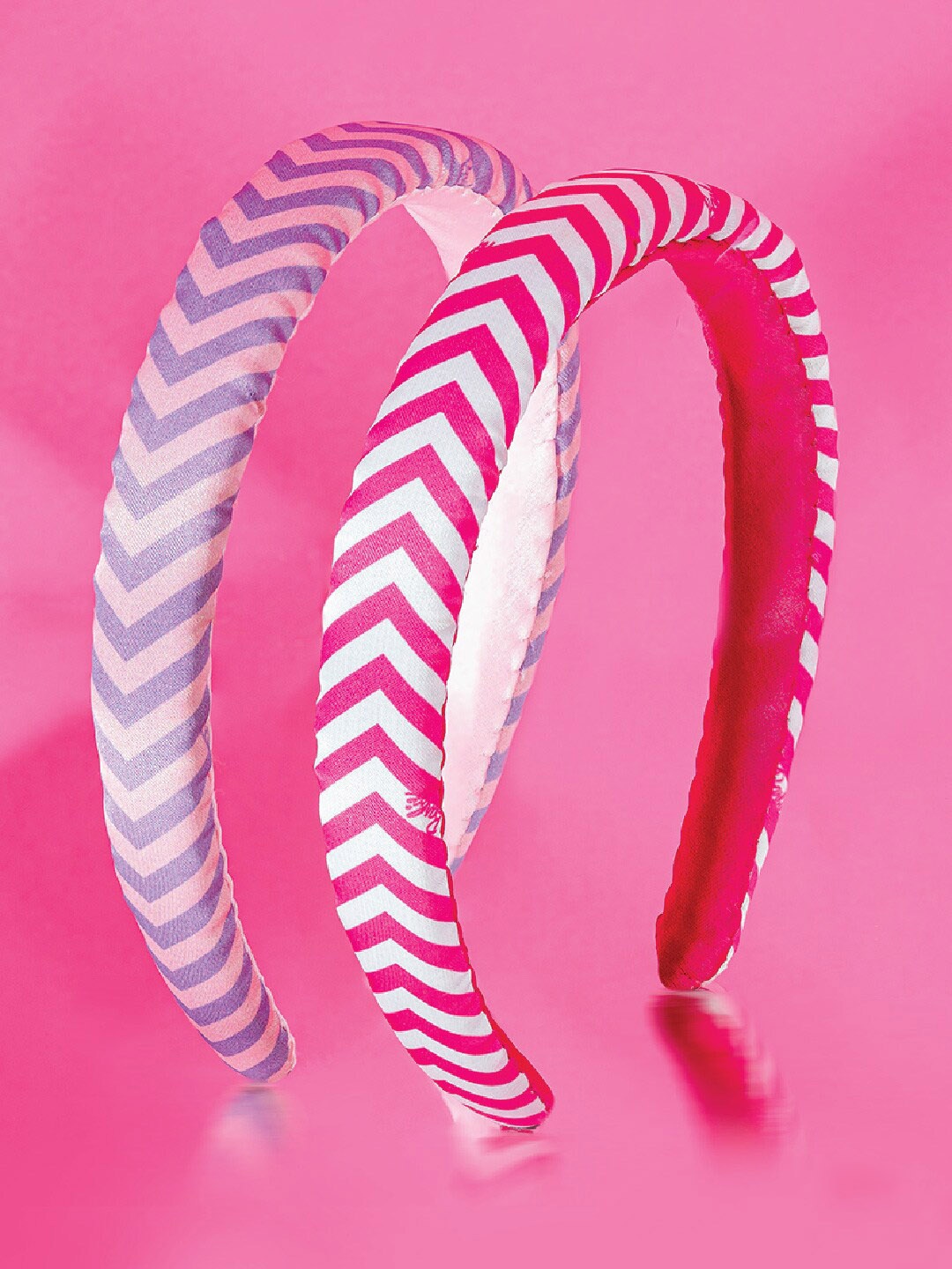 

HAIR DRAMA CO. Set Of 2 Hairband, Pink