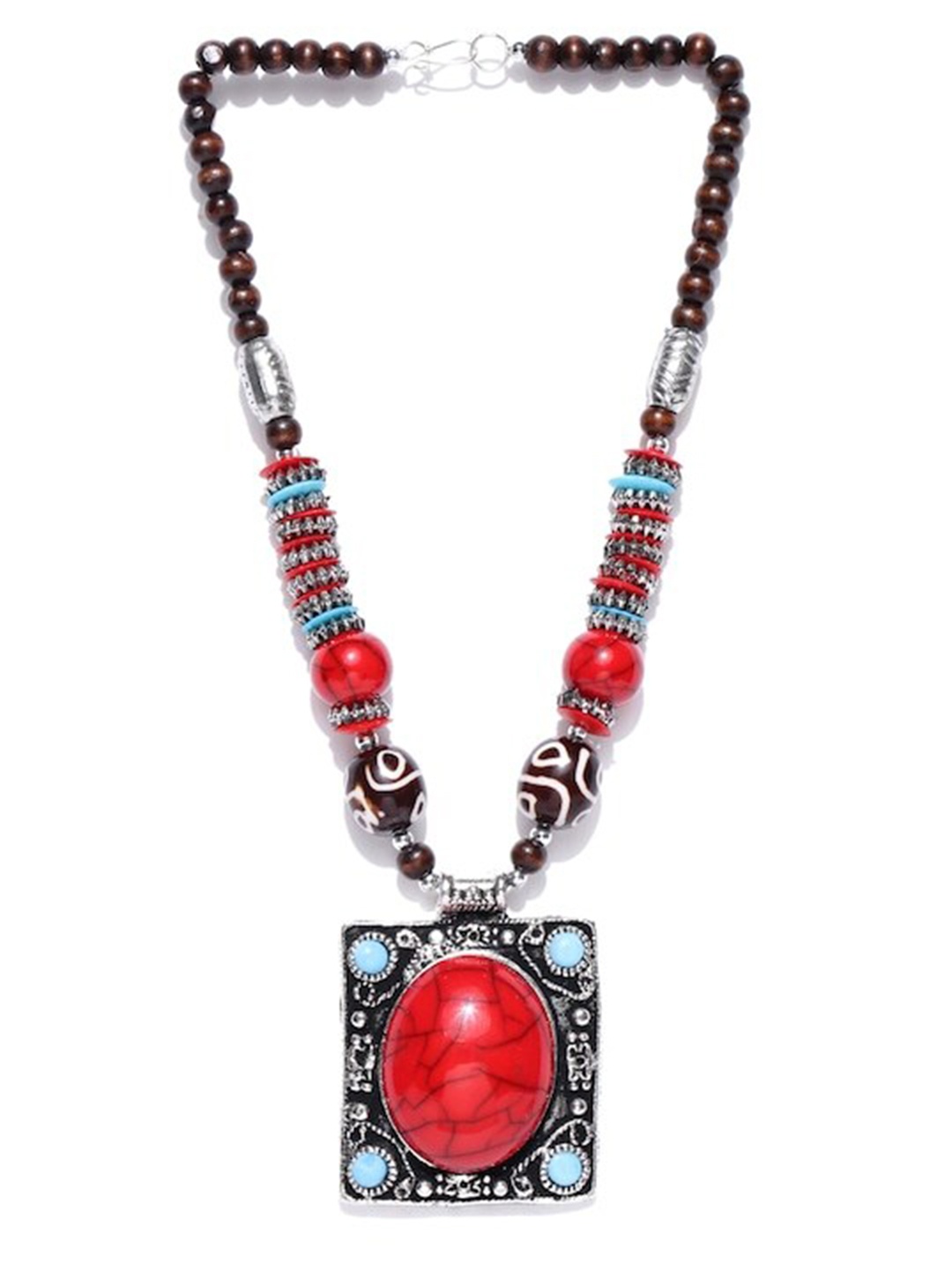 

Infuzze Beaded Minimal Necklace, Silver