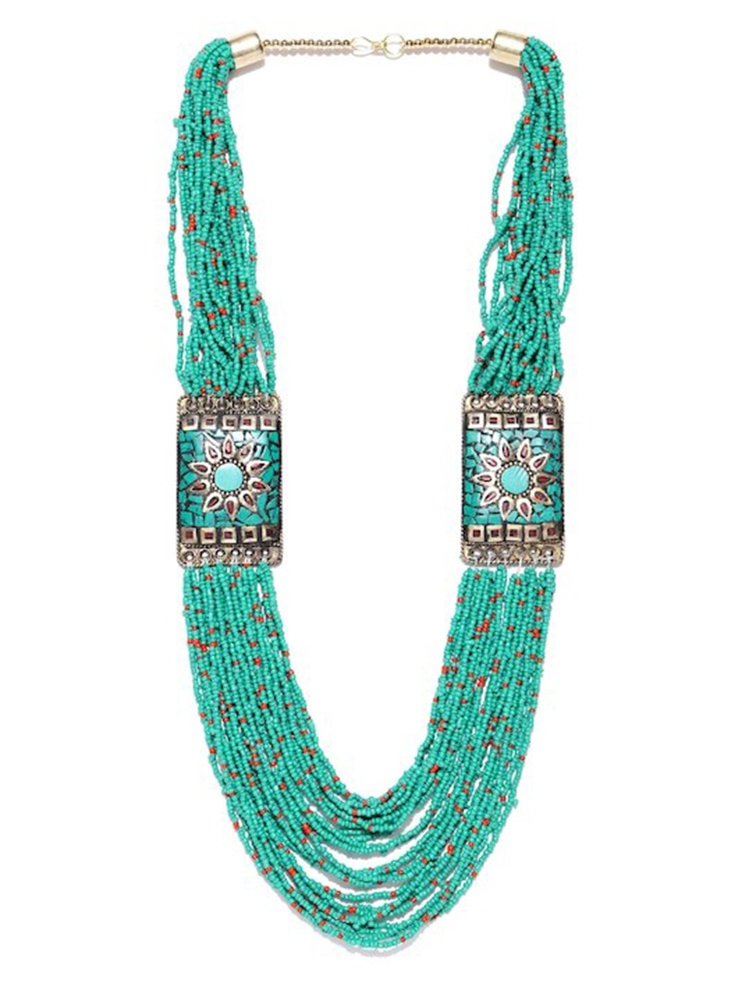 

Infuzze Beaded Statement Necklace, Gold