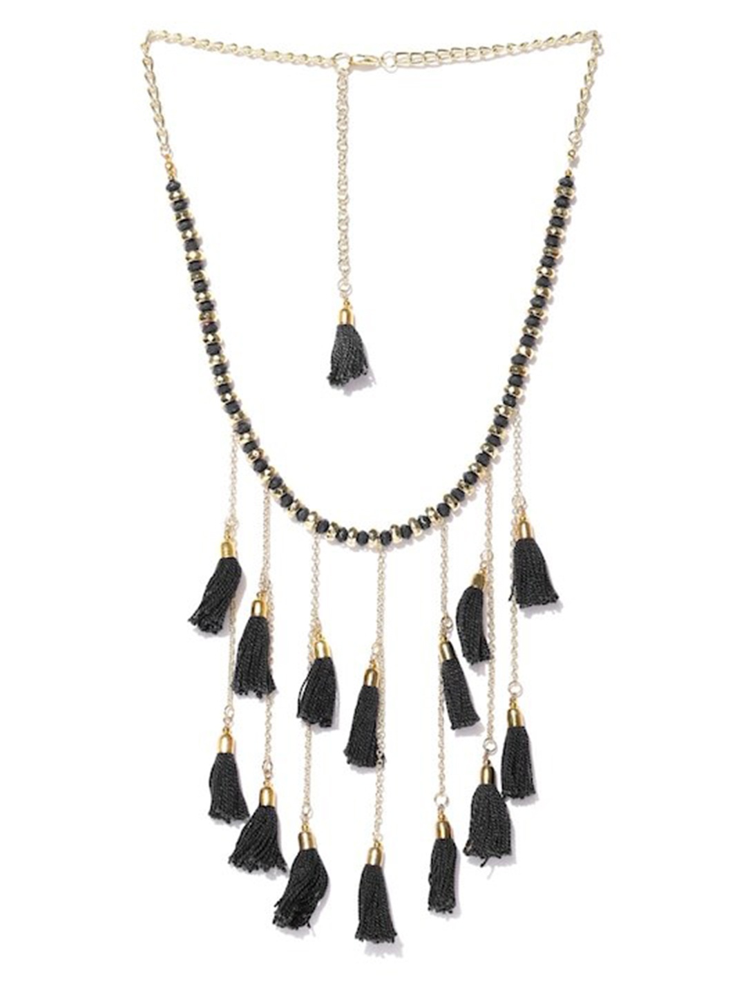 

Infuzze Beaded Statement Necklace, Gold