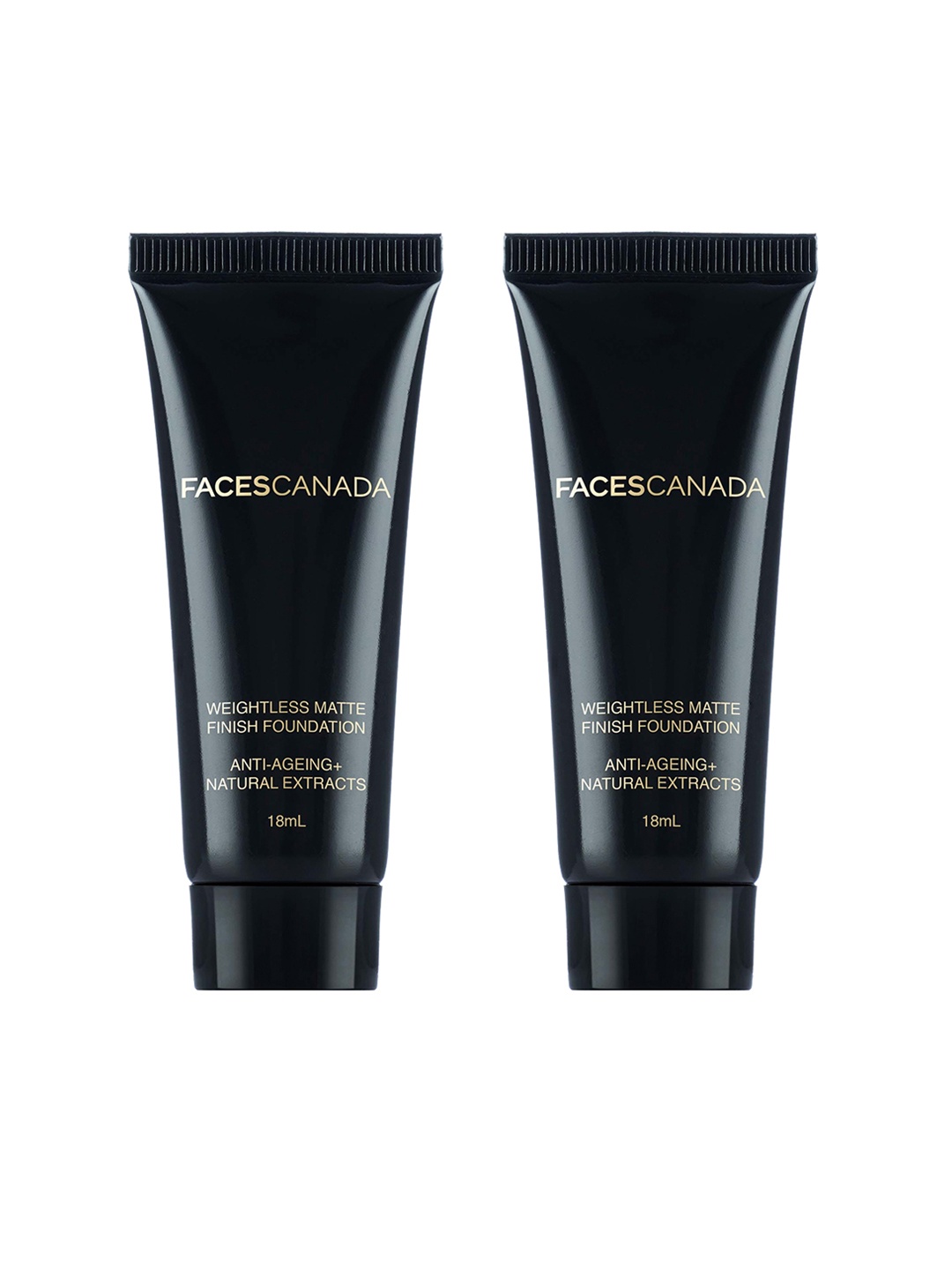 

FACES CANADA Set of 2 Weightless Matte Finish Foundation 18ml each - Sand 04, Beige