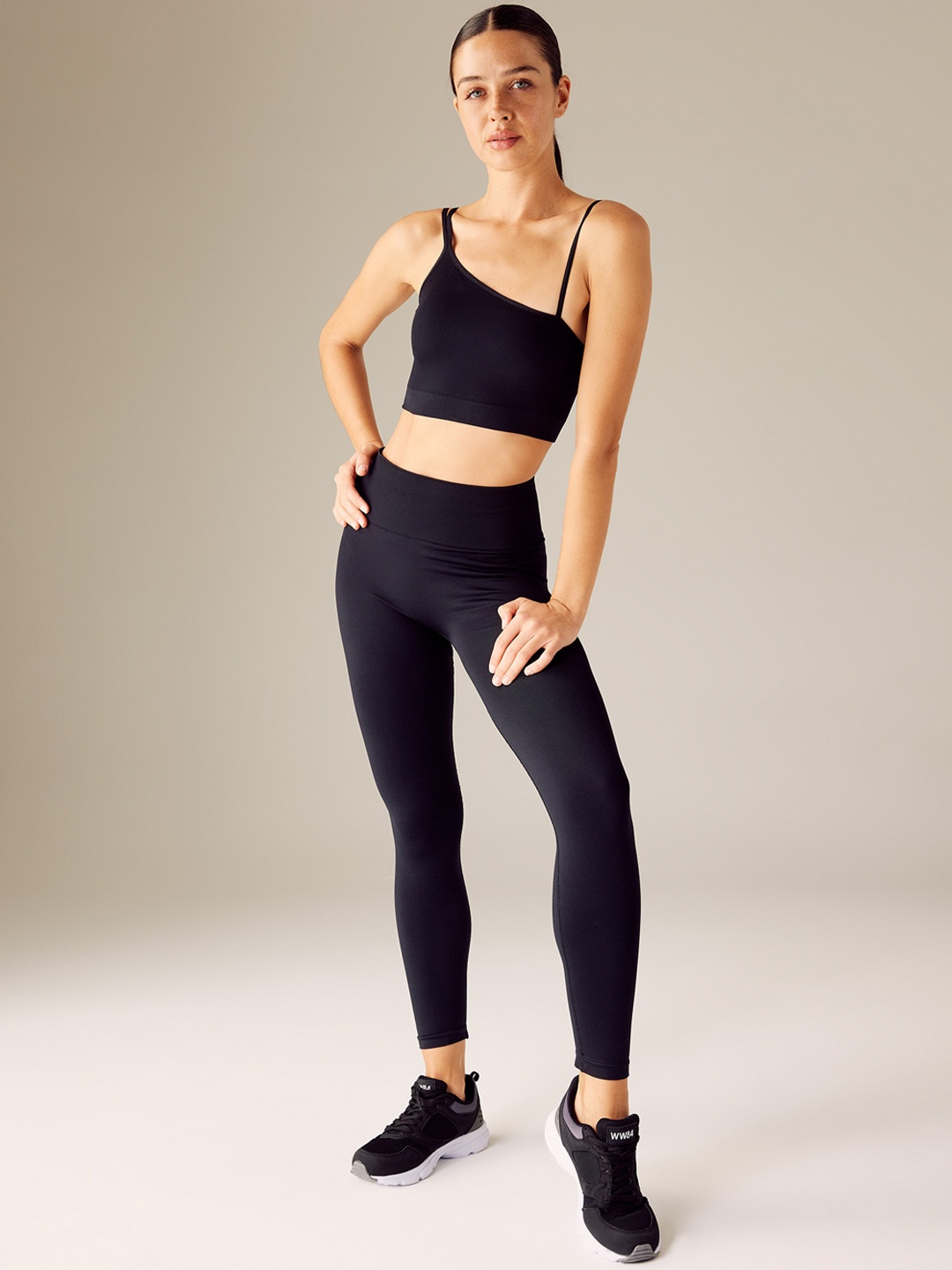 

DeFacto High Rise Sports Tights, Black