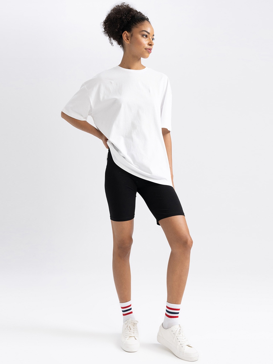 

DeFacto Above Knee Tights, Black