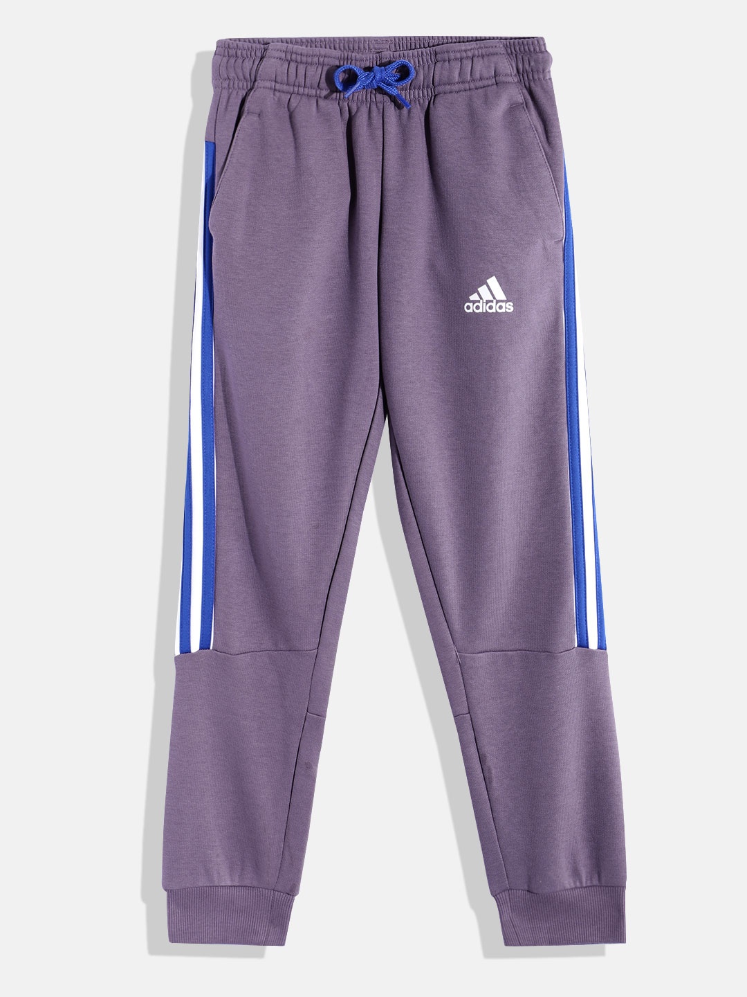 

ADIDAS Kids Regular Fit B LOGO 3S FL PT Joggers, Purple